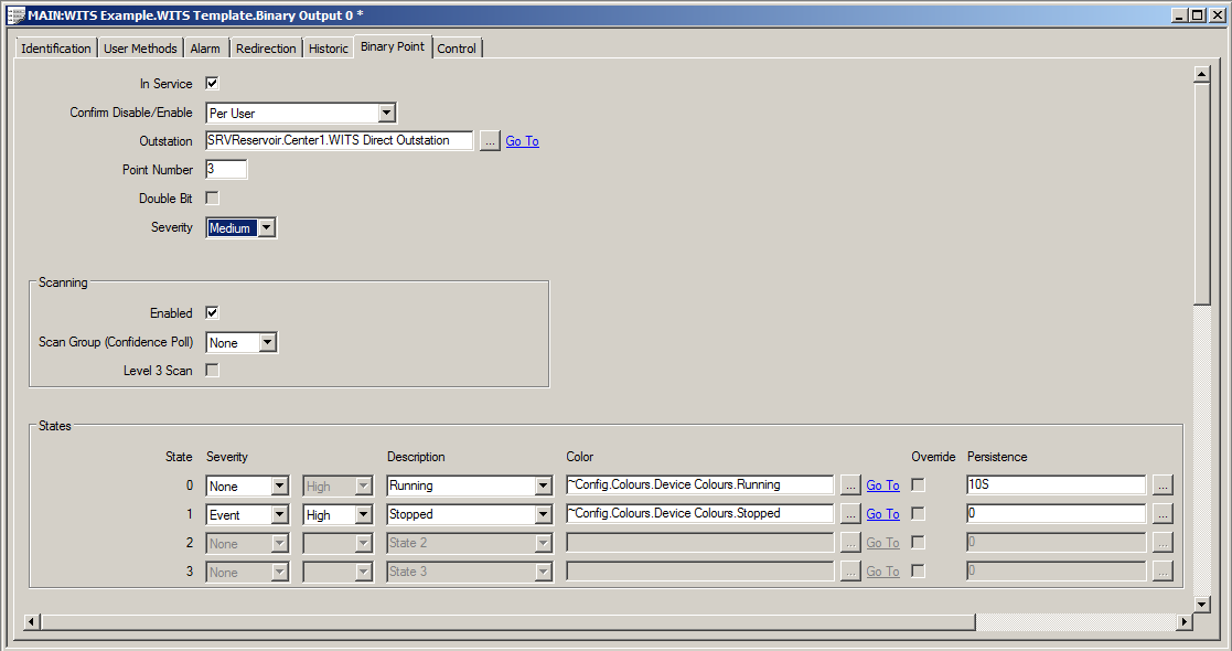 WITS Binary Point Form