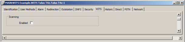 Scanning sets Outstation to On Scan or Off Scan in Initial Configuration