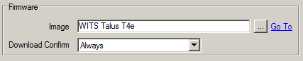 Associate a Firmware Image with a WITS Outstation