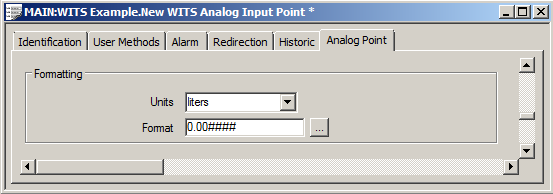 Units for WITS Points